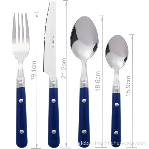 Stainless Steel Flatware 16-Piece Stainless Steel Flatware Silverware Cutlery Set Supplier